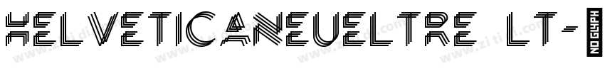 HelveticaNeueLTre Lt字体转换